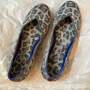 Rothy’s Grey Spotted Flats Sz 6.5